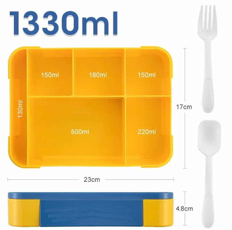 Portable Sealed Lunch Box, Anti-Leak Children Student Lunch Box, Compartments Microwave Heating Lunch Box Portable Sealed Lunch Box, Anti-Leak Children Student Lunch Box, Compartments Microwave Heating Lunch Box